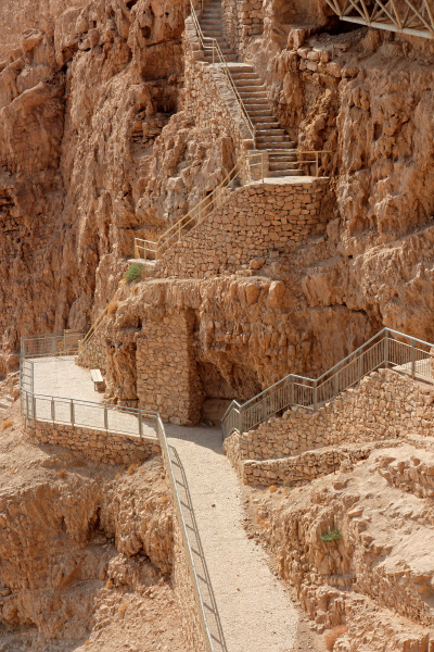 passagem das ruinas de masada