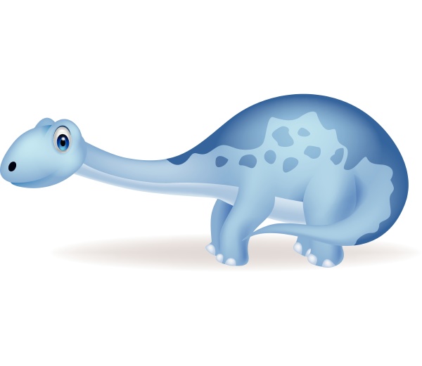 Desenho animado de dinossauro fofo - Stockphoto #27945621
