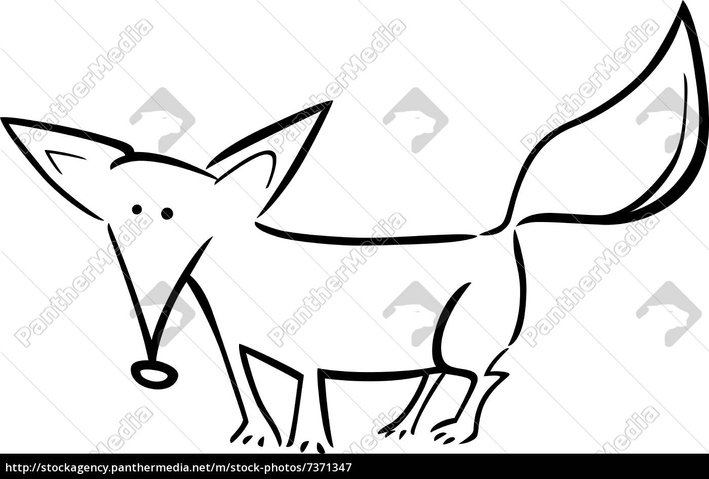 Desenho de Animais Para Colorir de Raposa
