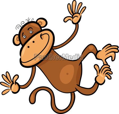 Ilustração Dos Desenhos Animados Dos Macacos Engraçados Primate Animals Set  Royalty Free SVG, Cliparts, Vetores, e Ilustrações Stock. Image 31719119