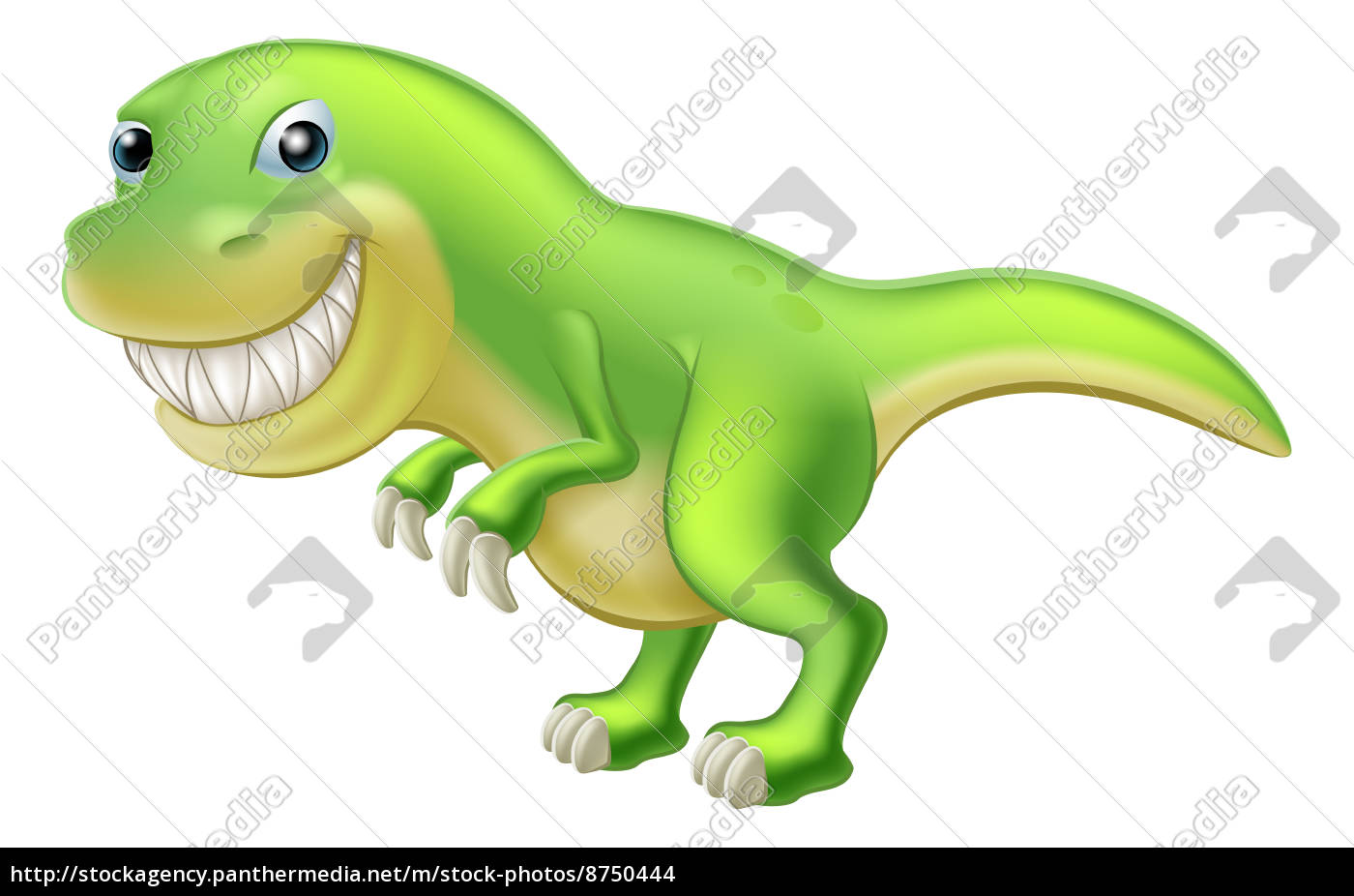 Dinossauro de desenho animado T Rex - Stockphoto #8750444