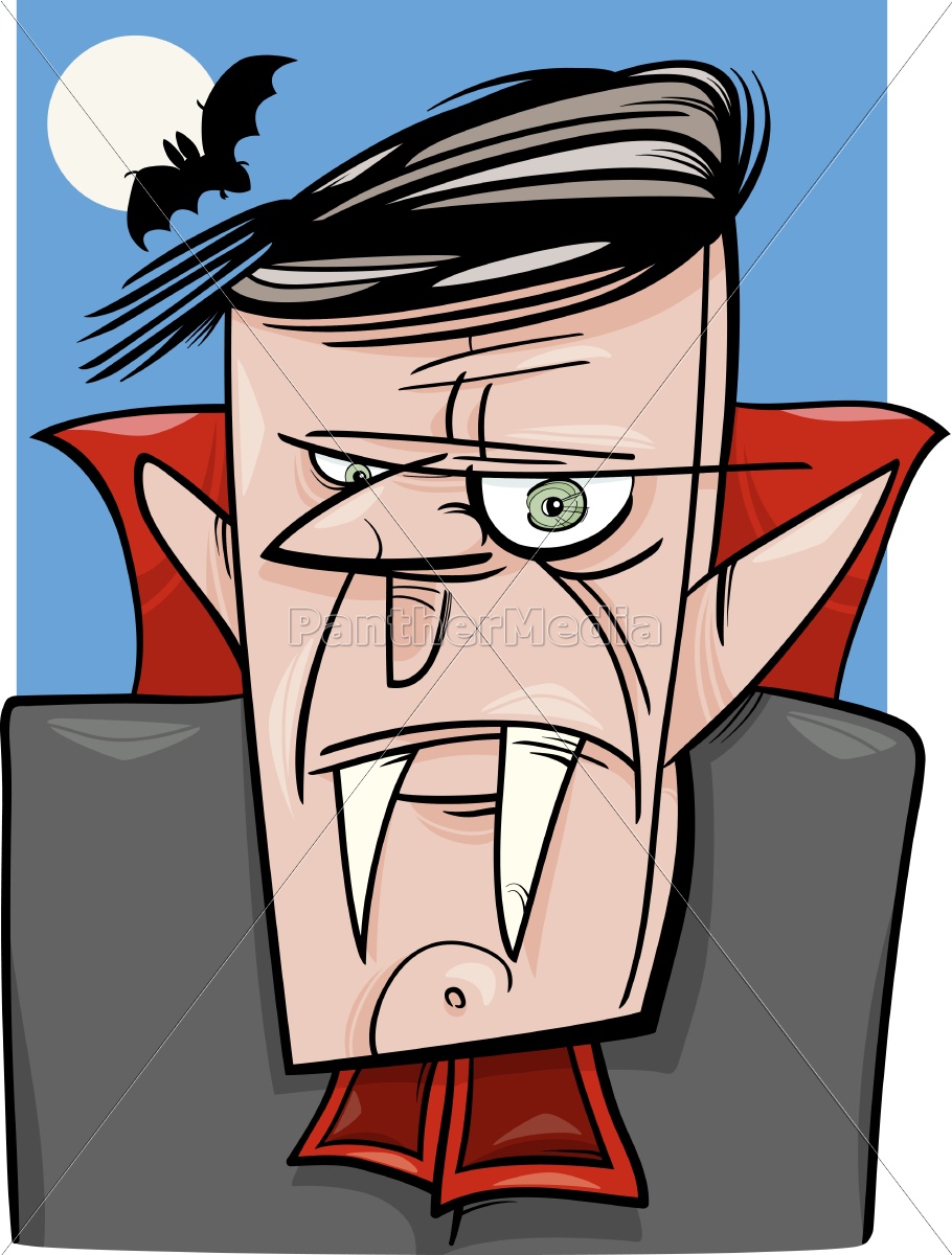 ilustração de desenho animado vampiro halloween - Stockphoto #10085924