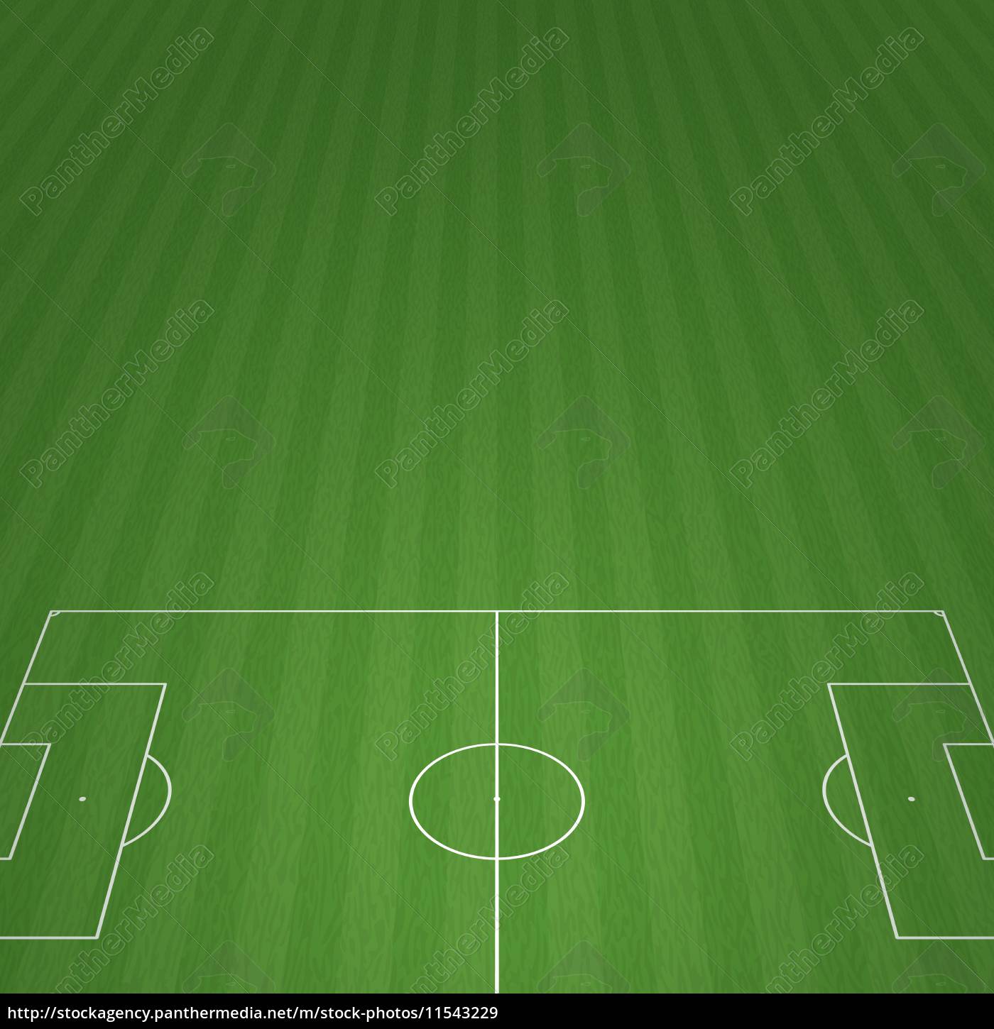 campo de futebol 3D fundo - ilustração vetorial - Stockphoto #11650724