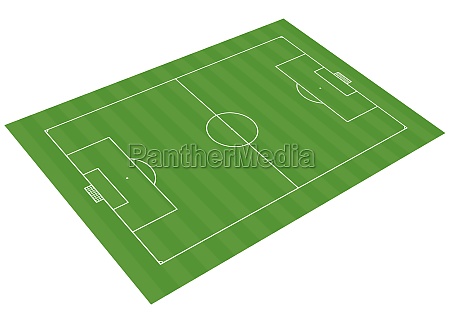 campo de futebol 3D fundo - ilustração vetorial - Stockphoto #11650724