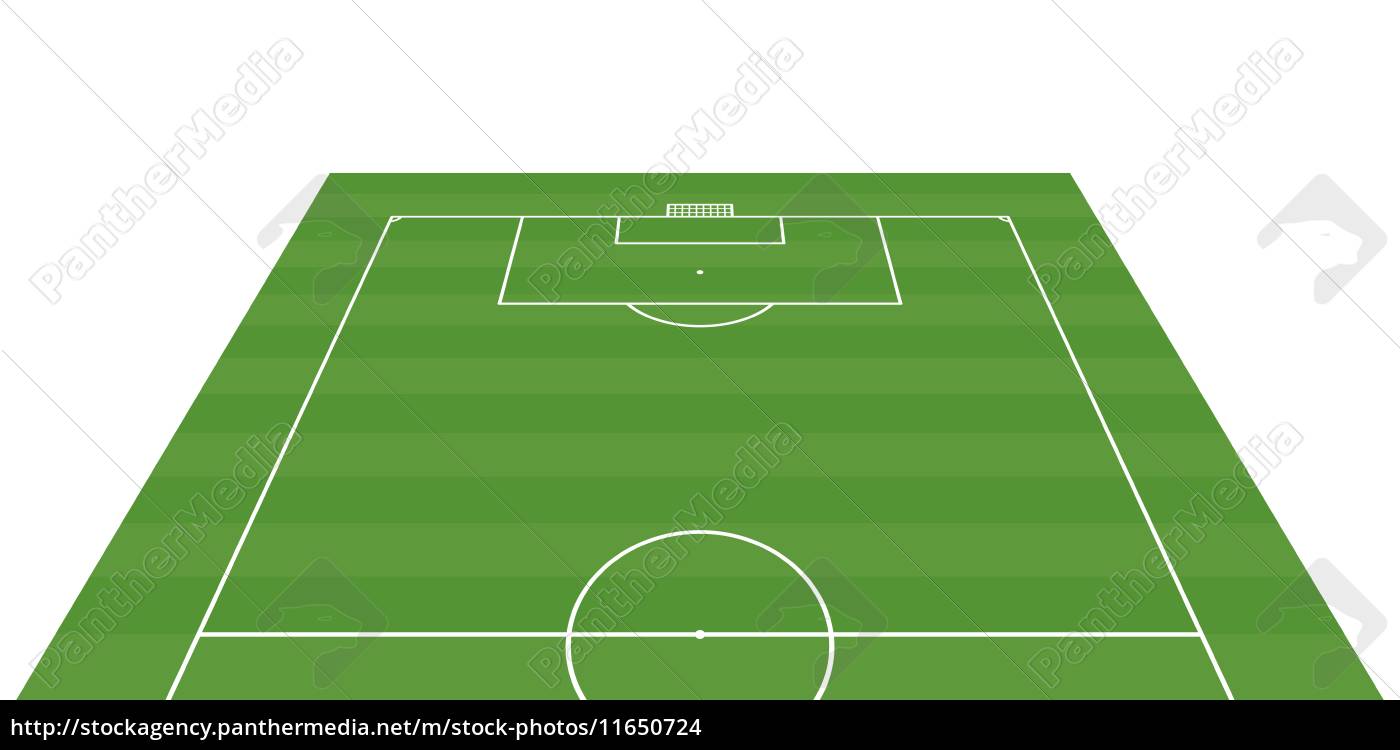 campo de futebol 3D fundo - ilustração vetorial - Stockphoto #11650724