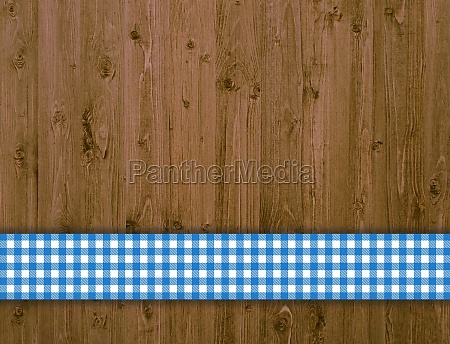fundo xadrez azul claro com placa de madeira - Stockphoto