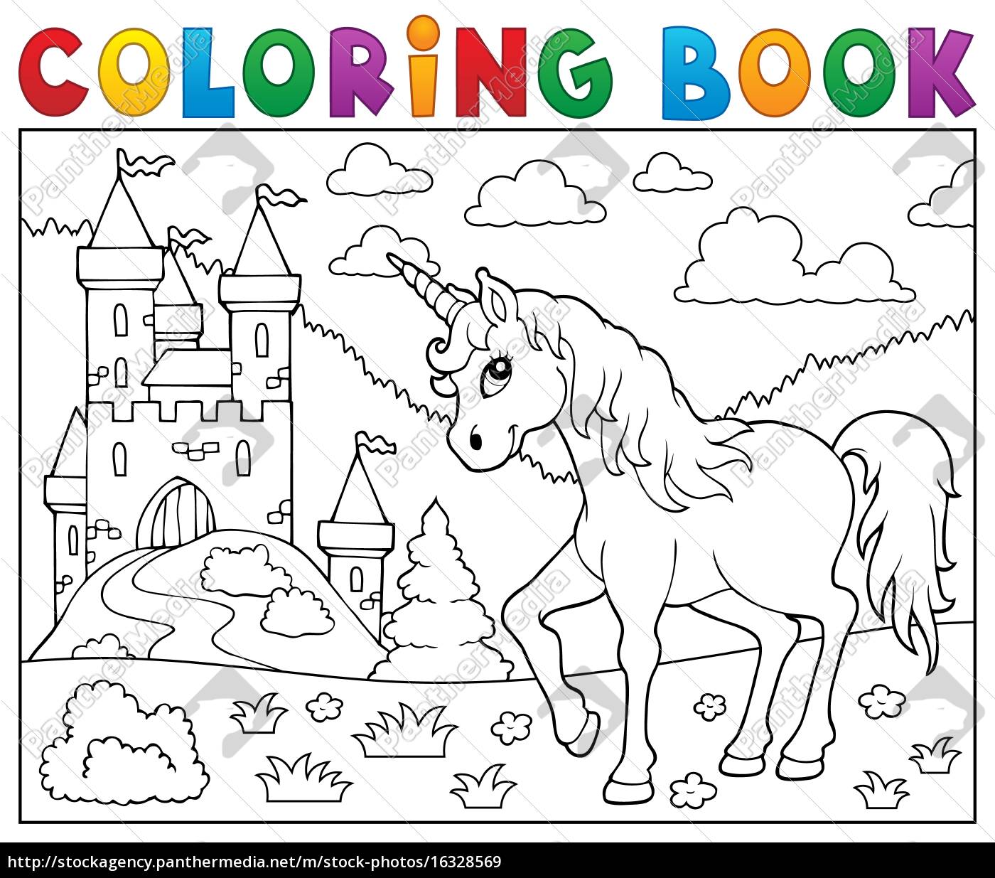 Fotos de Unicornio para colorir, Imagens de Unicornio para colorir sem  royalties