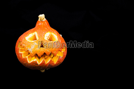 Foto De Stock Rostos Assustadores De Abóboras De Halloween, Royalty-Free