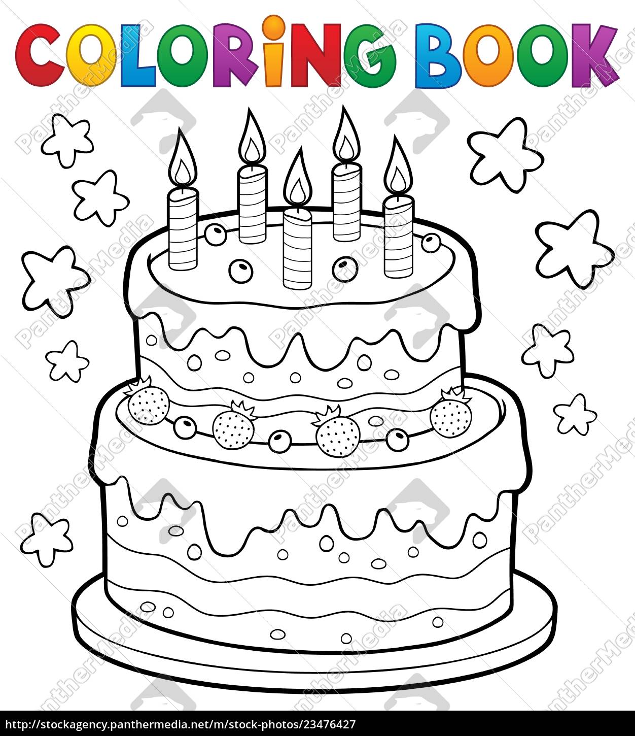 Desenhos de Bolos para Colorir - Colorir.com