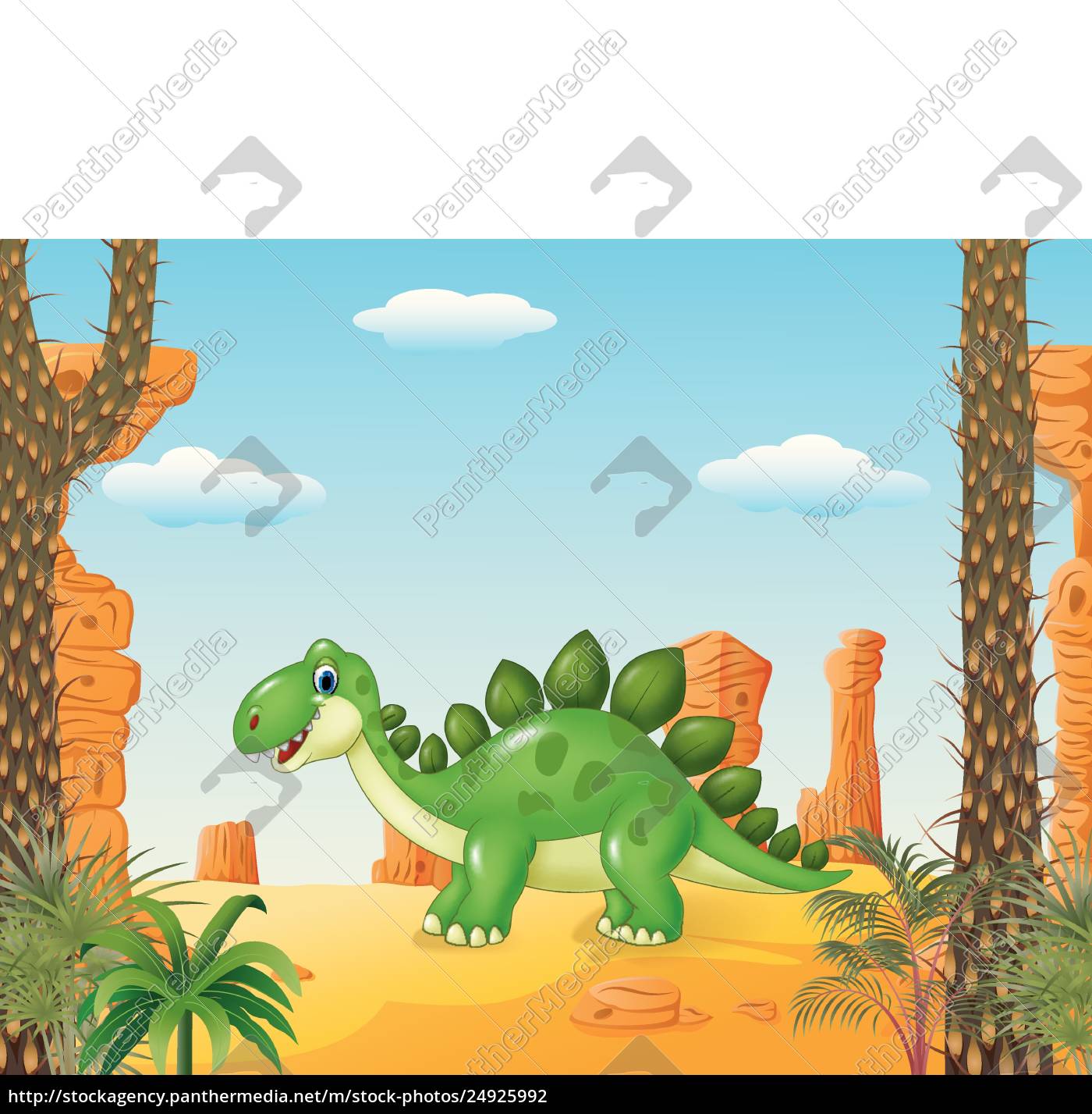 Dinossauro Bonito, Cor Verde, Em Estilo De Desenho Animado, Sentado Em Um  Fundo De Arco-íris. Clipart Aquarela, Em Um Fundo Isolado. Foto Royalty  Free, Gravuras, Imagens e Banco de fotografias. Image 198642893