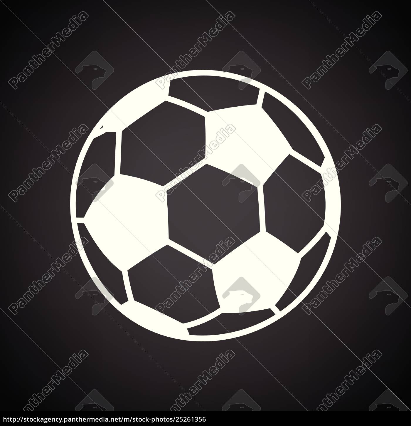 Bola de futebol na net pictograma