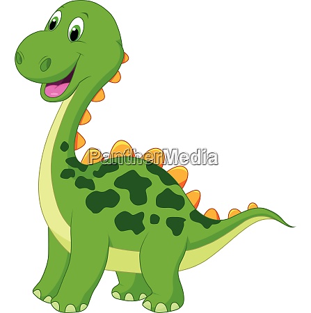 Desenho animado de dinossauro fofo - Stockphoto #27624158