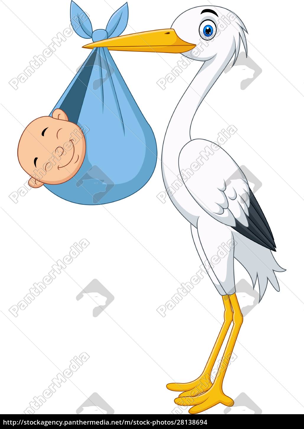 Desenho de desenho animado de um bebê recém-nascido