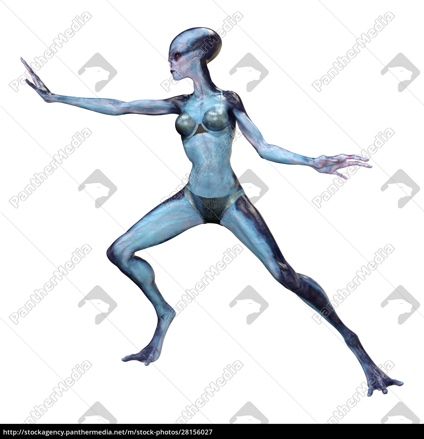 Personagem alienígena azul claro vetor(es) de stock de ©npr1977 62191555