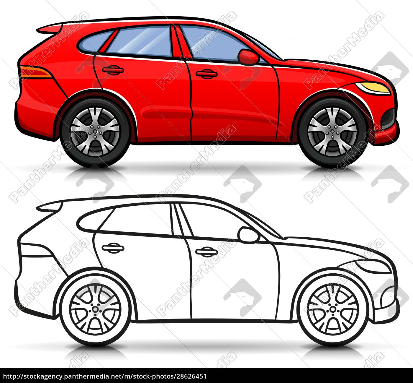 Fotos de Desenho animado do carro, Imagens de Desenho animado do carro sem  royalties