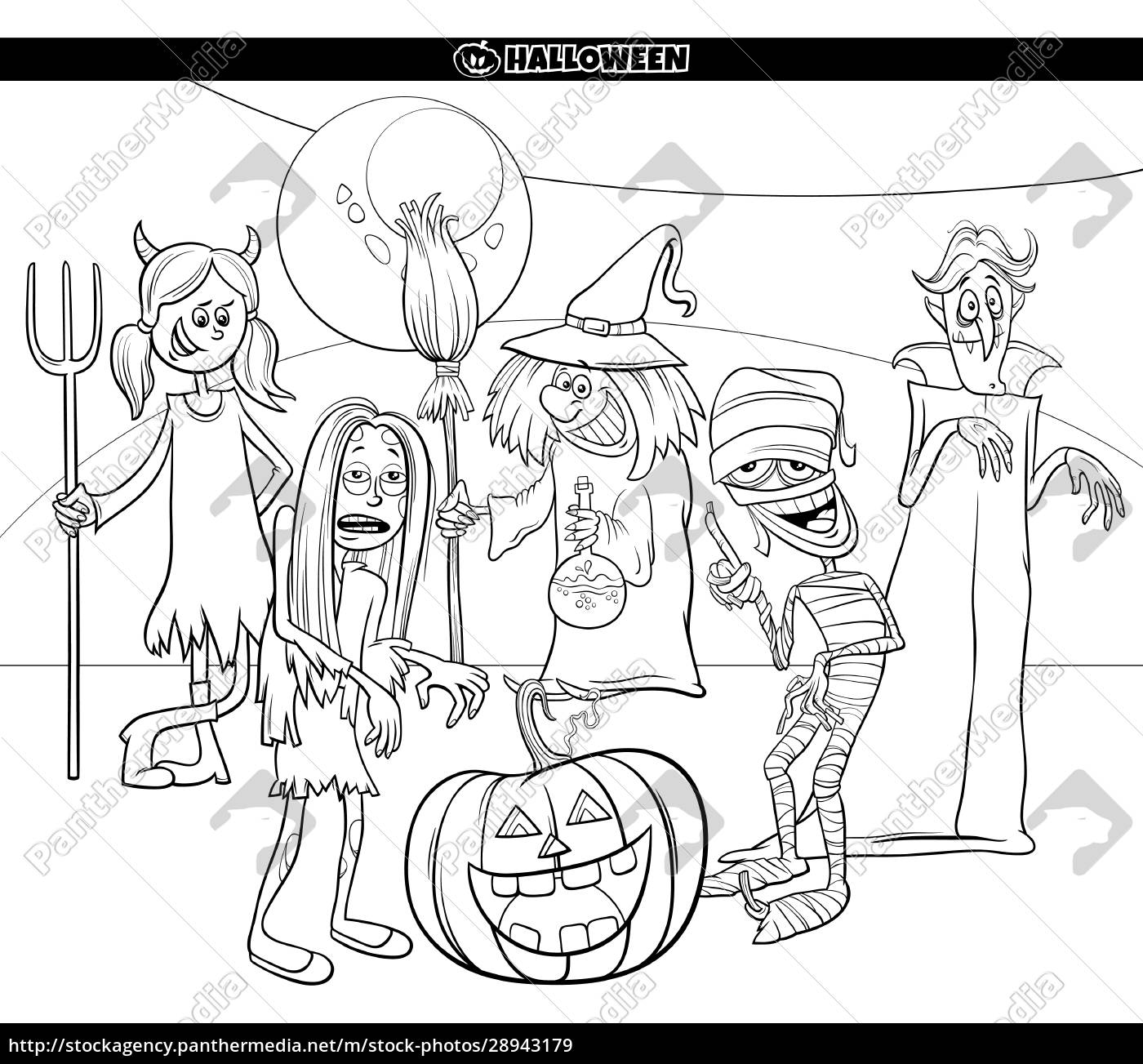 Desenhos de Halloween : 30 imagens para colorir